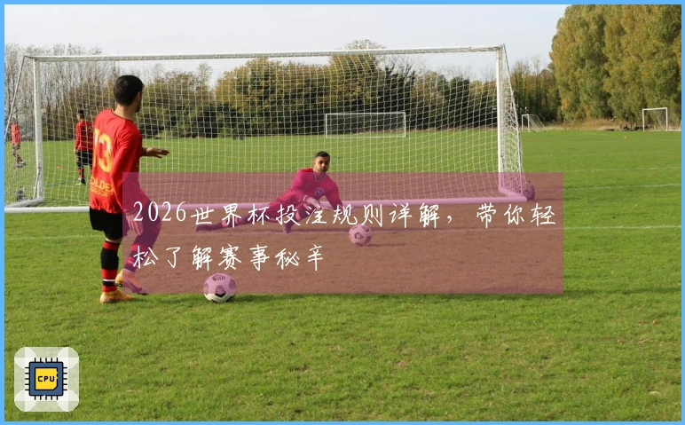2026世界杯投注规则详解，带你轻松了解赛事秘辛